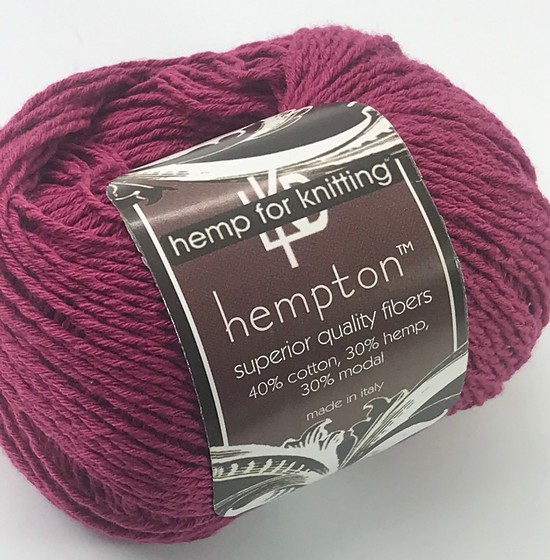 Hemp and Cotton Blend - Hempton - Petra Pink image 0